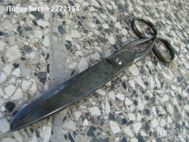 Британска шивашка ножица, снимка 2 - Антикварни и старинни предмети - 28486342