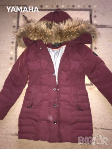 Дамско Яке Естествен Косъм  М---Л, снимка 1