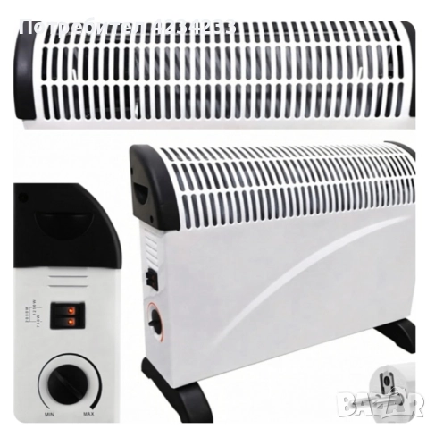 електрически конвектор , снимка 4 - Отоплителни печки - 52881928