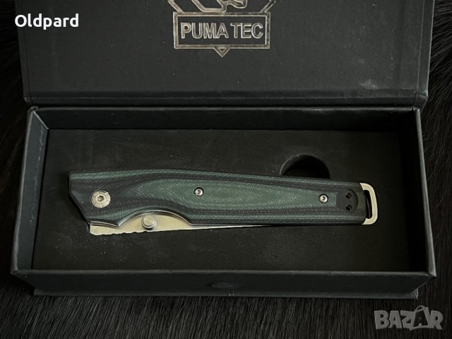 Колекционерски сгъваем джобен нож PUMA TEC Liner Lock G10. (301013), снимка 5 - Ножове - 43020442