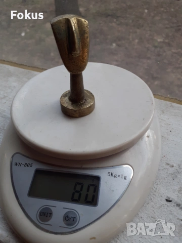 Малка масивна бронзова фигурка пластика, снимка 6 - Антикварни и старинни предмети - 53388680