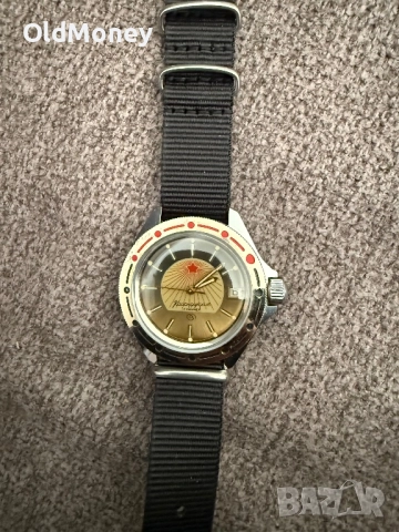 Съветски командирски часовник Восток , червена звезда Wostok Vostok, снимка 2 - Други - 52814476