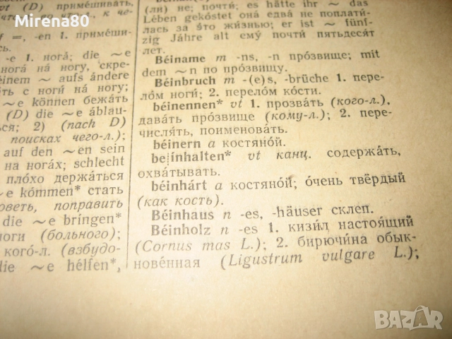 Немско-руски речник - 1971 г., снимка 7 - Чуждоезиково обучение, речници - 52123007