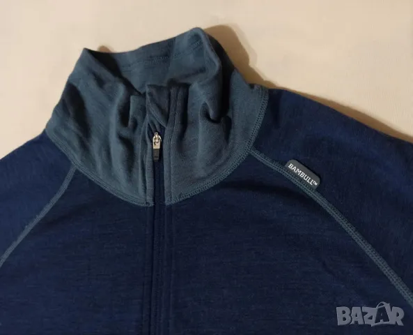 Tufte Bambull M с половин цип Мерино вълнен слой, снимка 3 - Спортна екипировка - 48651133