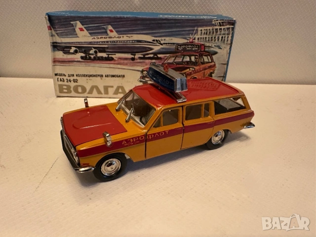 Ссср1/43,Ussr 1/43. Волга Газ 24 Аерофлот, снимка 3 - Колекции - 53185048