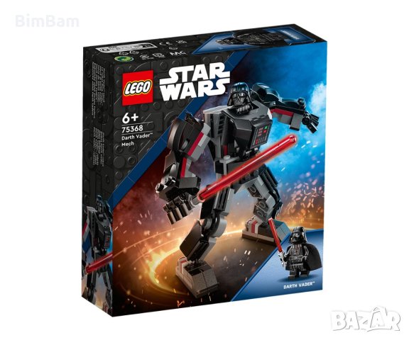 Конструктор LEGO Star Wars™ 75368 - Робот на Дарт Вейдър - 139 части