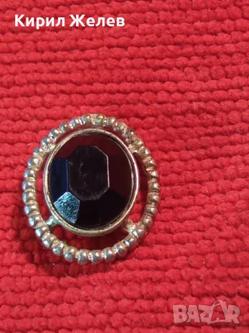 ПОСРЕБРЕН СТАРИНЕН НАКИТ с ФАСЕТИРАН ЧЕРЕН ОНИКС РЕТРО БИЖУ АПЛИКАЦИЯ УКРАСА РЪЧНА ИЗРАБОТКА 15000, снимка 6 - Антикварни и старинни предмети - 35596745
