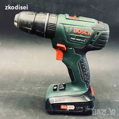 Ударен винтоверт Bosch PSB 1800 Li-2, снимка 1