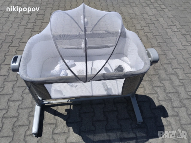 CANGAROO Легло люлка C`est la vie сив, снимка 9 - Детски люлки - 53569032
