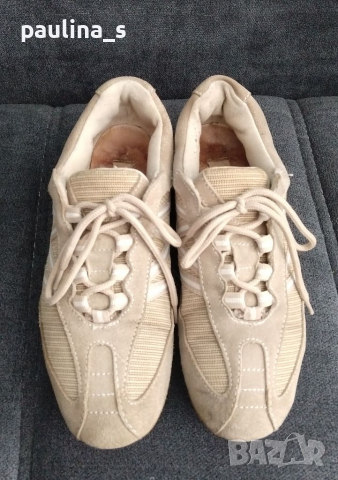 Дамски ортопедични маратонки / сникърси / естествен велур "Easy street" / Italy, снимка 5 - Маратонки - 17135160