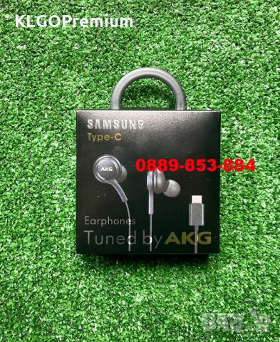 Слушалки Samsung AKG с микрофон AUX Type C S6 S7 S8 S9 S10 S21 Note А10 А20, снимка 5 - Слушалки, hands-free - 34759124