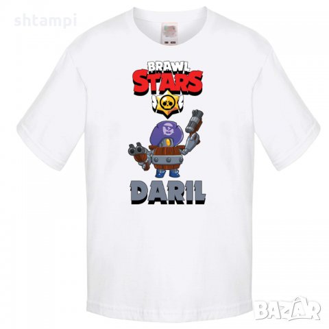 Детска тениска Darryl Brawl Stars, снимка 2 - Детски тениски и потници - 32920403
