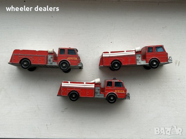 Метални колички Matchbox Fire Pumper Truck в мащаб 1:104, снимка 2 - Колекции - 39835630