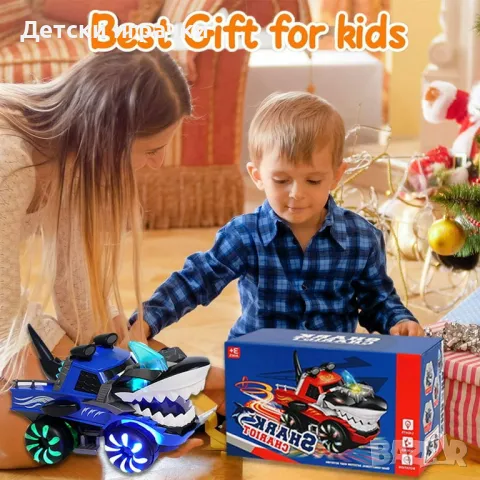 Кола Акула със светлинни и звукови ефекти , снимка 4 - Коли, камиони, мотори, писти - 48503143