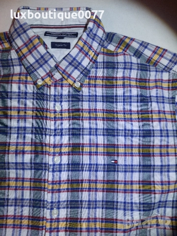 Риза Tommy Hilfiger L regular fit, снимка 3 - Ризи - 51636406