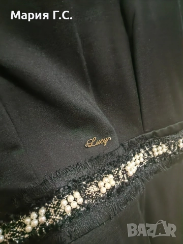 Черна парти рокля Lucy, снимка 2 - Рокли - 52043031