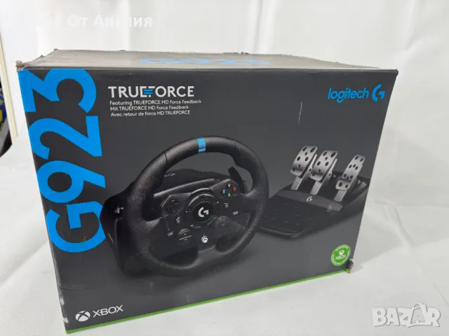 Волан с педали - Logitech G923, снимка 7 - Други игри и конзоли - 50005155