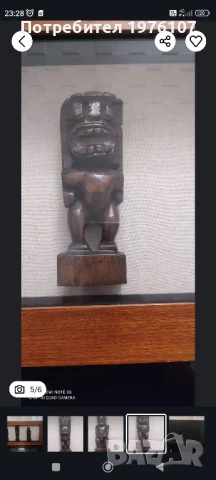 Дърворезба Тики богове на плодородието, снимка 4 - Декорация за дома - 51334281