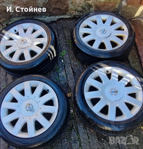 Джанти Nissan 17 5x114,3 7j ET 45, снимка 2 - Гуми и джанти - 52795149