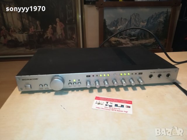 monacor sa-230 stereo amplifier-swiss 1105210920, снимка 8 - Ресийвъри, усилватели, смесителни пултове - 32833320