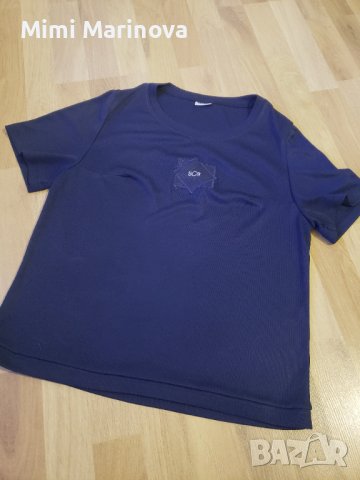 Тълно синя рипсена блуза genesis, снимка 1