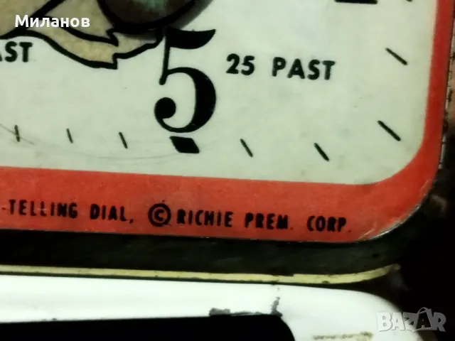 Стар механичен будилник, настолен часовник, снимка 2 - Антикварни и старинни предмети - 49580824