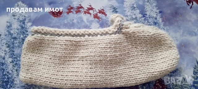 Плетени вълнени терлици , снимка 2 - Други - 51686668