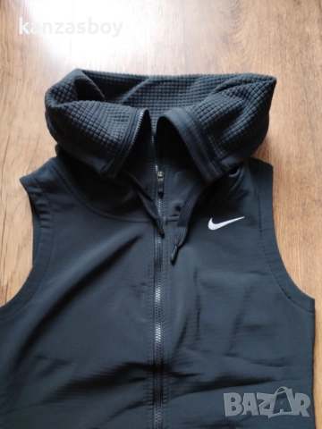 Nike Women's Fleece Lined Full Zip Hooded Vest - страхотен дамски елек С КАТО НОВ, снимка 3 - Други - 52471073