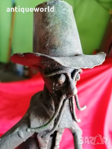 Голяма Авторска Статуя , Фигура  ДОН КИХОТ ,Статуетка, снимка 4 - Антикварни и старинни предмети - 35516623