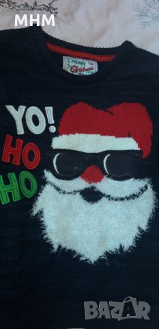 Коледно пуловерче 7-8 год., снимка 2 - Детски пуловери и жилетки - 35451763
