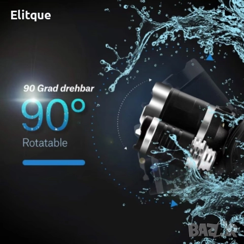 USB LED челник 5000 Lm, Осветителна площ 400 м, Регулируем, снимка 4 - Други - 52855058