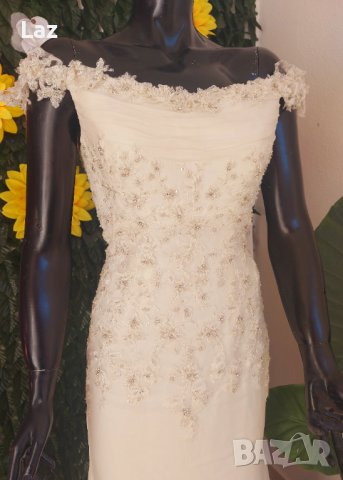 луксозна сватбена булчинска рокля, снимка 8 - Сватбени рокли - 37697596