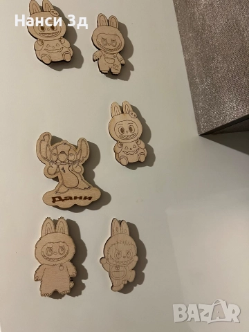 Дървени магнити,моливници и други, снимка 6 - Декорация за дома - 52820487