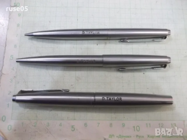 Комплект "PARKER - D.TAYLOR" писалка, пиромолив и химикал, снимка 3 - Други ценни предмети - 49364064
