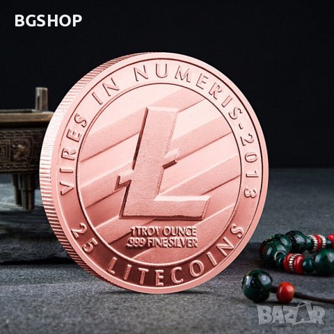 25 Лайткойн монета / 25 Litecoin ( LTC ) - Copper, снимка 2 - Нумизматика и бонистика - 39152793