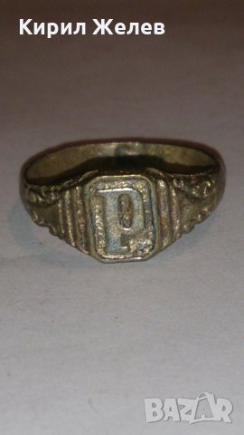 Старинен пръстен сачан над стогодишен - 67111, снимка 1 - Антикварни и старинни предмети - 28875569