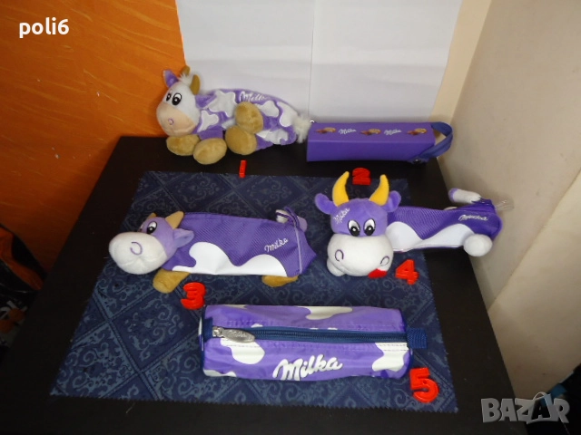 Милка Milka,коледни играчки,чаши,магнити,слушалки,плюшени играчки, шал, несесер, снимка 7 - Други ценни предмети - 14258540
