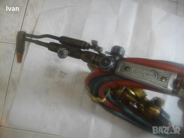 ОКСИЖЕН НЕМСКИ РЕЗАК 50см HORNUNG МАРКУЧИ 2Х5 м РЕДУЦИР ВЕНТИЛИ КИСЛОРОД АЦЕТИЛЕН ОРИГИНАЛНИ МАРКОВИ, снимка 11 - Други инструменти - 51056807