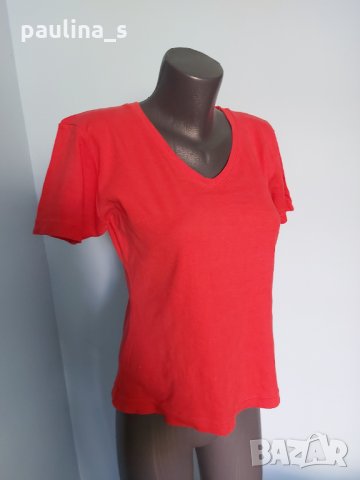 Блуза тип тениска / хипоалергична / екзотичен цвят / "Walls"® / голям размер , снимка 1 - Тениски - 32627984