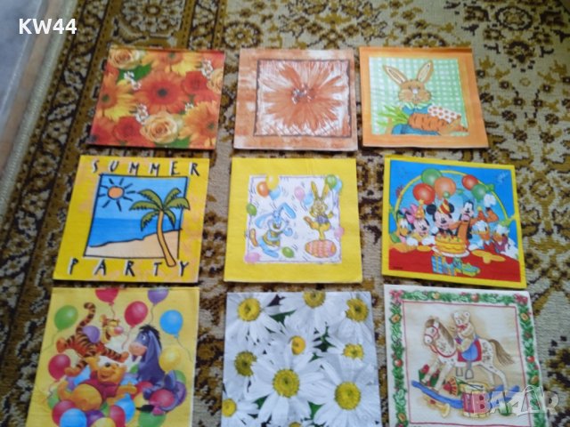 Стара колекция от салфетки , снимка 5 - Колекции - 43695695