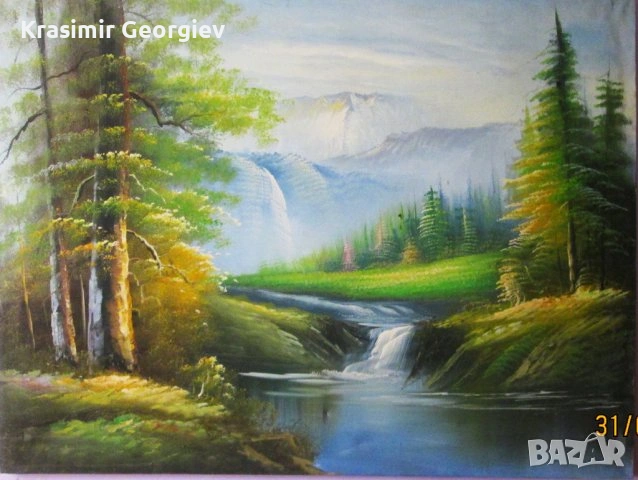 -20 % Картини репродукции на световно известни художници с маслени бои върху платно, снимка 17 - Картини - 47916144