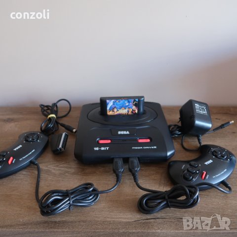 Комплект ретро Sega Mega Drive 2 конзола , снимка 8 - Други игри и конзоли - 44086653