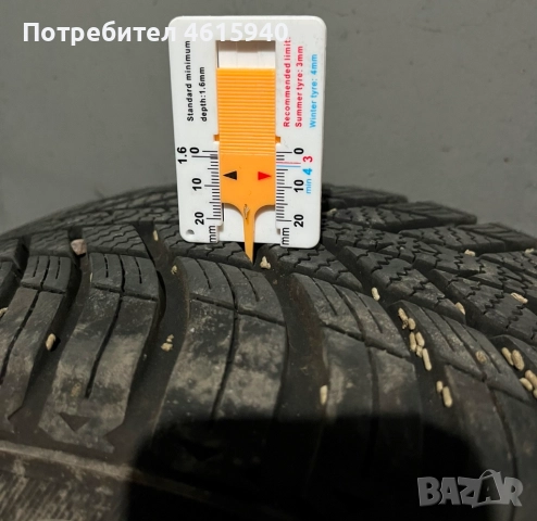 4х100мм MAZDA МАЗДА 4бр оригинални алуминиеви джанти 16" J6.5" ET50+4брвсесезонни гуми 195/55/16, снимка 11 - Гуми и джанти - 52655897