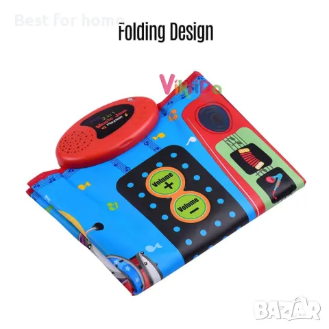 Детско музикално килимче Kiditos 2 в 1, снимка 4 - Музикални играчки - 48256063