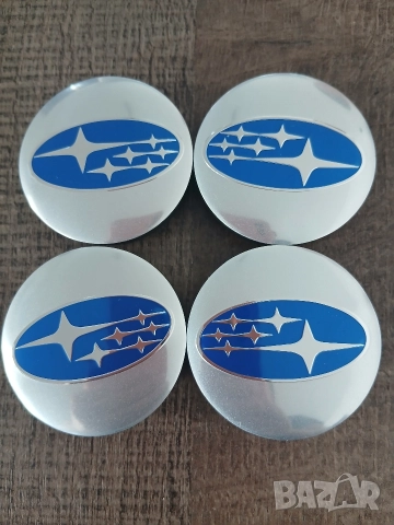 Капачки За Джанти 55/60 52/55 за Subaru Субару/ сиви декоративни тапи за централен отвор, снимка 3 - Аксесоари и консумативи - 44696853