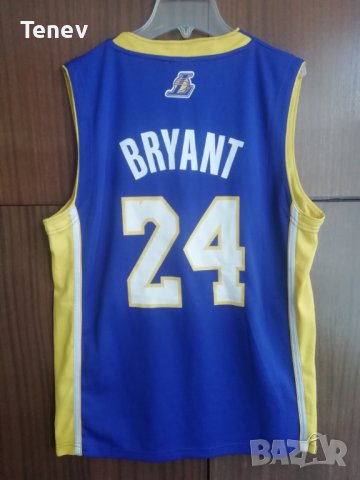 LA Lakers #24 Kobe Bryant Adidas лилав потник Лейкърс размер S Los Angeles Jersey Коби Брайънт NBA 