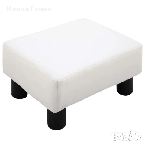 Табуретка HOMCOM с изкуствена кожа, снимка 2 - Столове - 52492528