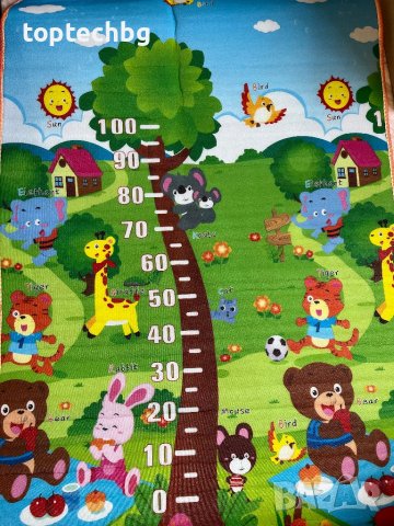 2 броя Детски килим за игра 120х180см – двулицев с 1см дебелина, снимка 2 - Други - 43697482