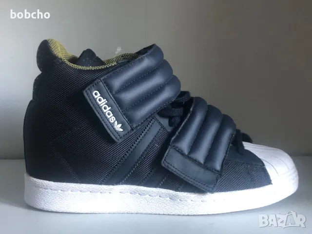 Adidas Womens Superstar Up 2strap Sneakers Shoes Blue White S82794 2015 , снимка 7 - Маратонки - 47688554