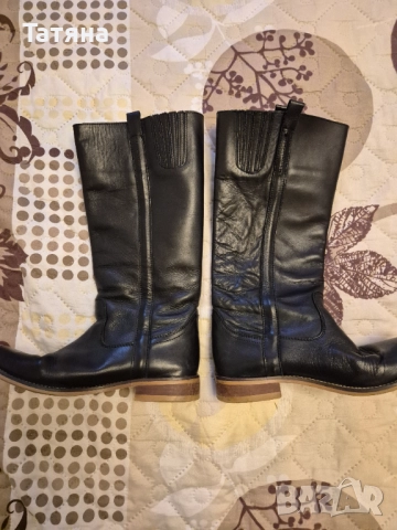 Ботуши естествена кожа,39, снимка 2 - Дамски ботуши - 52346400